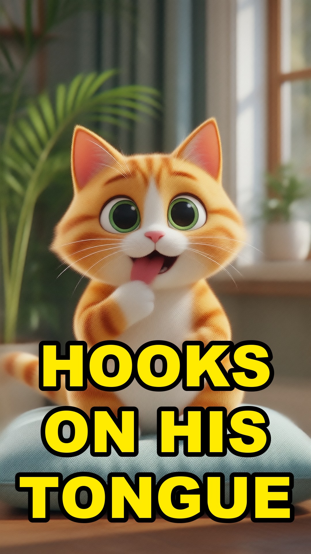 Cartoon illustration: Your Cat's Tongue Is Covered In Tiny Hollow Hooks