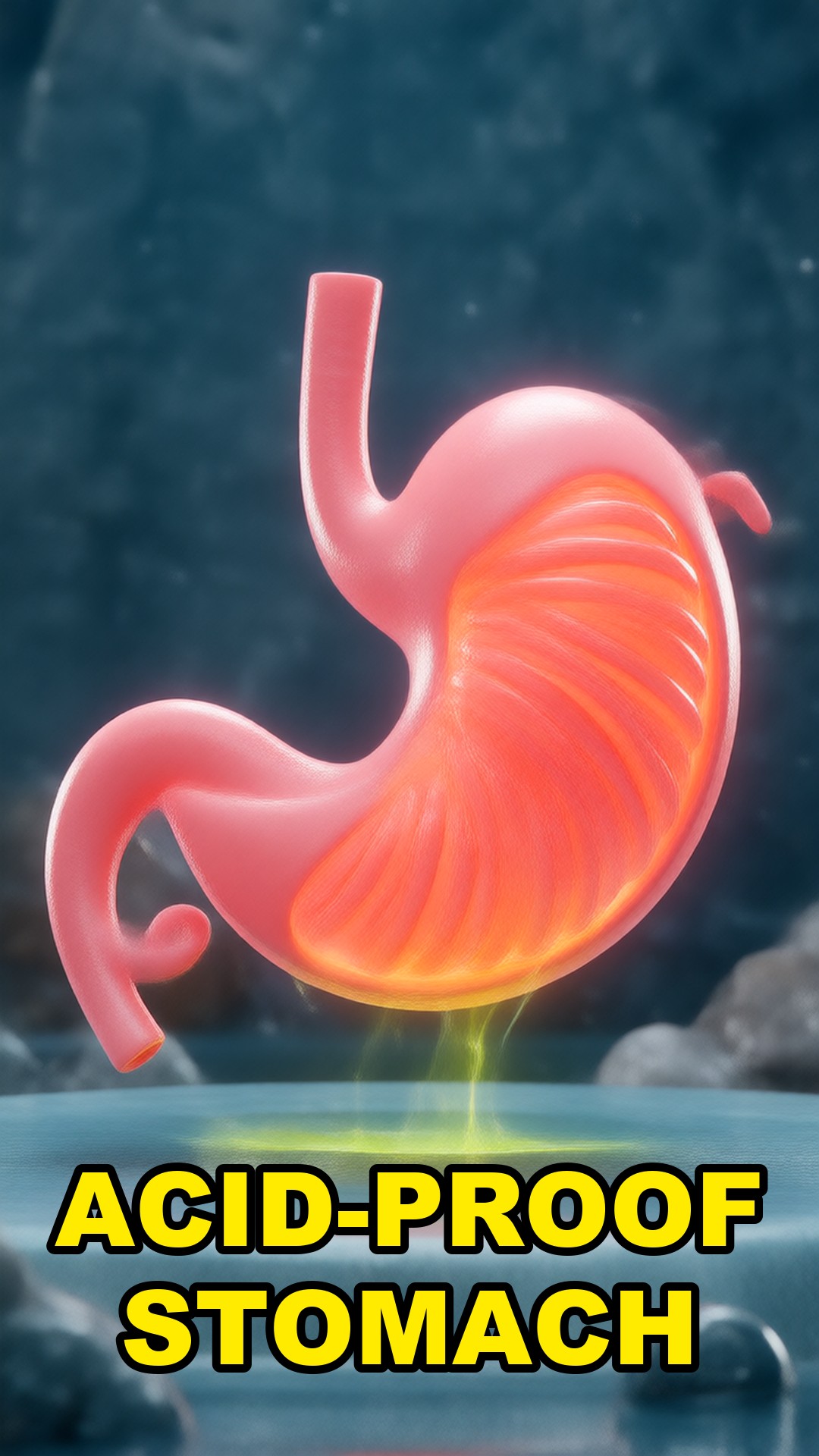 Cartoon illustration: Why Your Stomach Doesn't Digest Itself