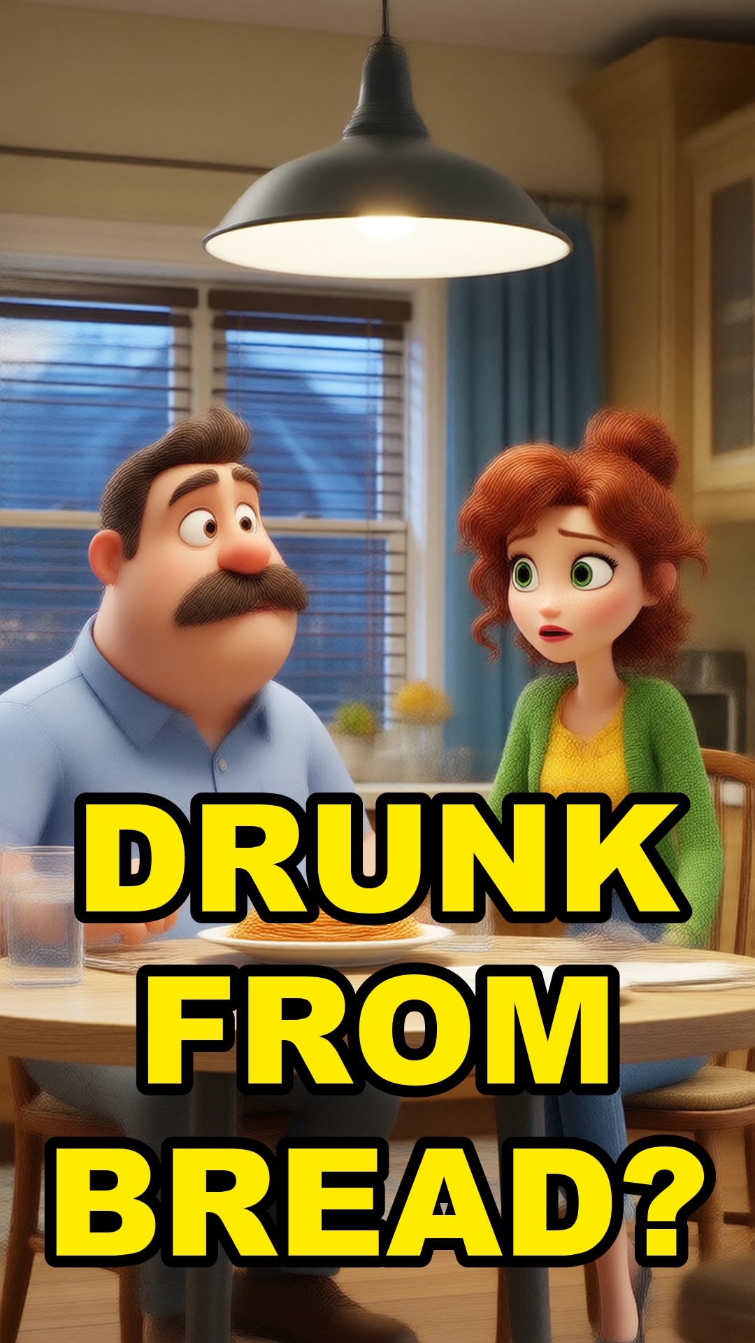 Cartoon illustration: His Gut Was Secretly Brewing Alcohol