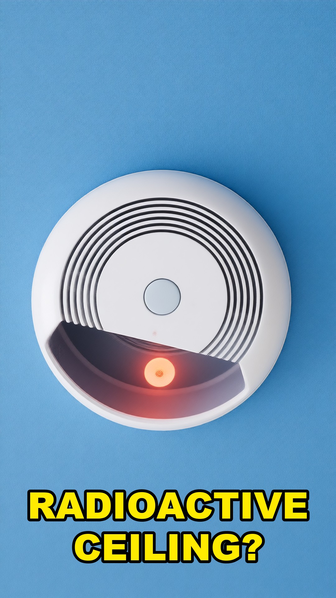 Cartoon illustration: There's A Radioactive Speck In Your Smoke Alarm