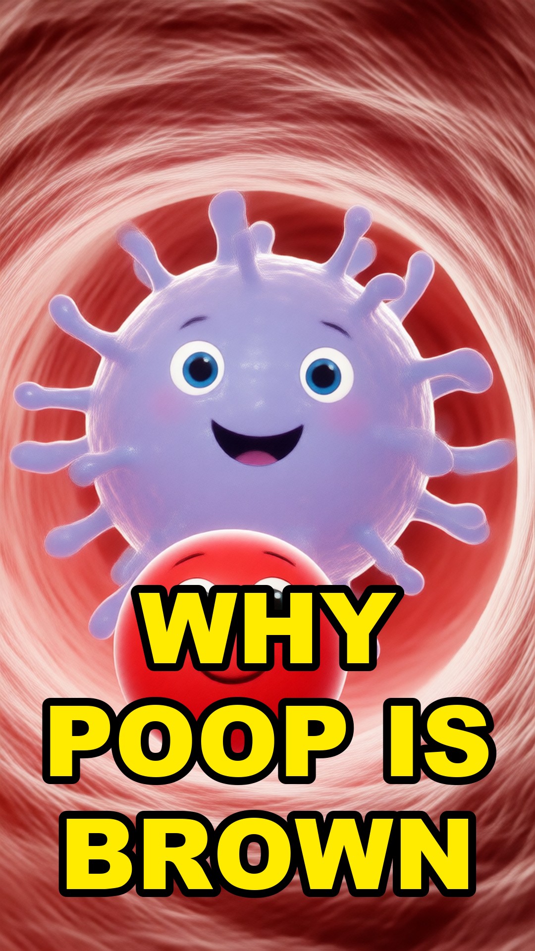 Cartoon illustration: Your Body Eats Two Million Of Its Own Blood Cells Every Second