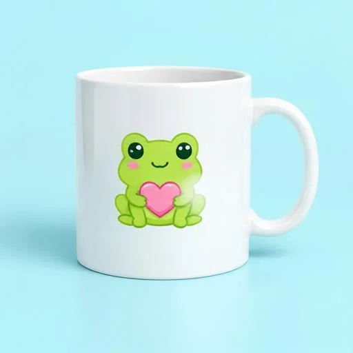 Sample merchandise: A mug with a lot of heart